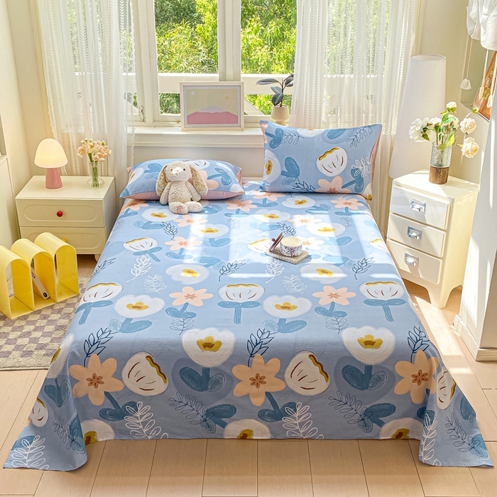 黑马家居 2025新款全棉纯棉印花单床单床单单件 雅卉