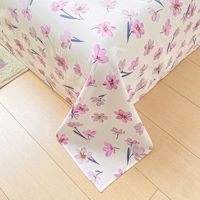 91家纺网 家纺一手货源 找家纺 黑马家居 2025新款全棉纯棉印花单床单床单单件 悠兰