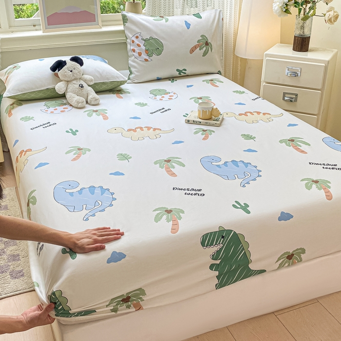 91家纺网 家纺一手货源 找家纺 （总）黑马家居 2025新款全棉纯棉印花单床笠床笠单件