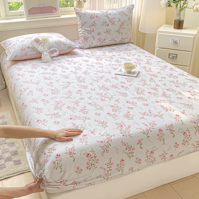 91家纺网 家纺一手货源 找家纺 （总）黑马家居 2025新款全棉纯棉印花单床笠床笠单件