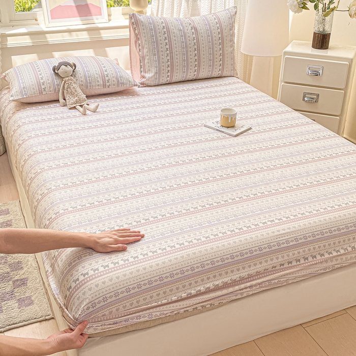 黑马家居 2025新款全棉纯棉印花单床笠床笠单件 波西米亚