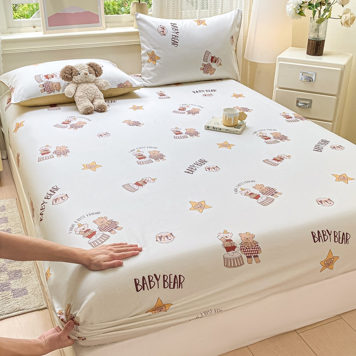 黑马家居 2025新款全棉纯棉印花单床笠床笠单件 马戏团