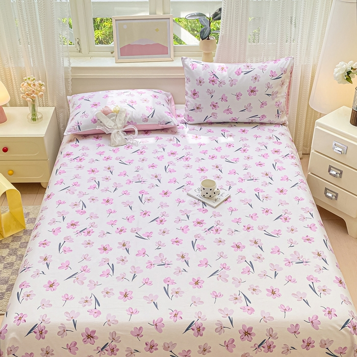 91家纺网 家纺一手货源 找家纺 黑马家居 2025新款全棉纯棉印花单床笠床笠单件 悠兰