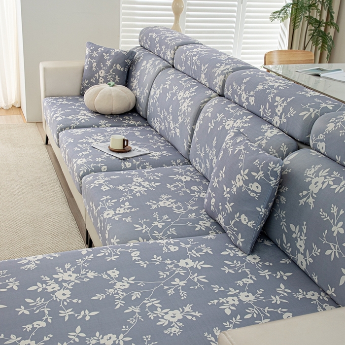 91家纺网 家纺一手货源 找家纺 沐沐2026新款冰丝印花沙发笠 花簇