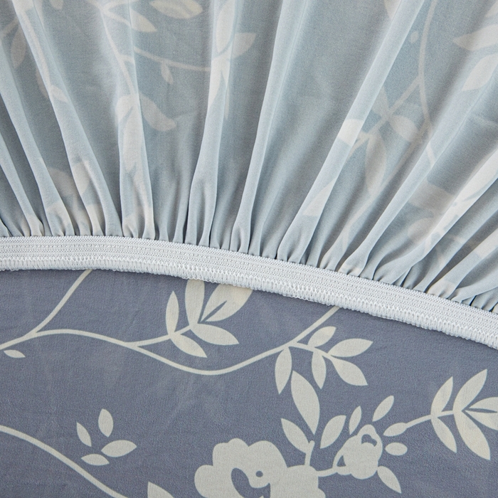 91家纺网 家纺一手货源 找家纺 沐沐2026新款冰丝印花沙发笠 花簇