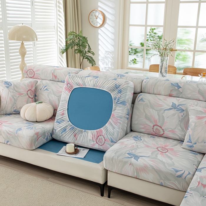 91家纺网 家纺一手货源 找家纺 沐沐2026新款冰丝印花沙发笠 花苑