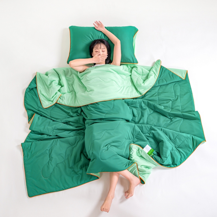 91家纺网 家纺一手货源 找家纺 （总）咏绒家纺工厂店 2025新款（礼盒装）A类氨纶凉感丝西瓜大豆空调被夏被