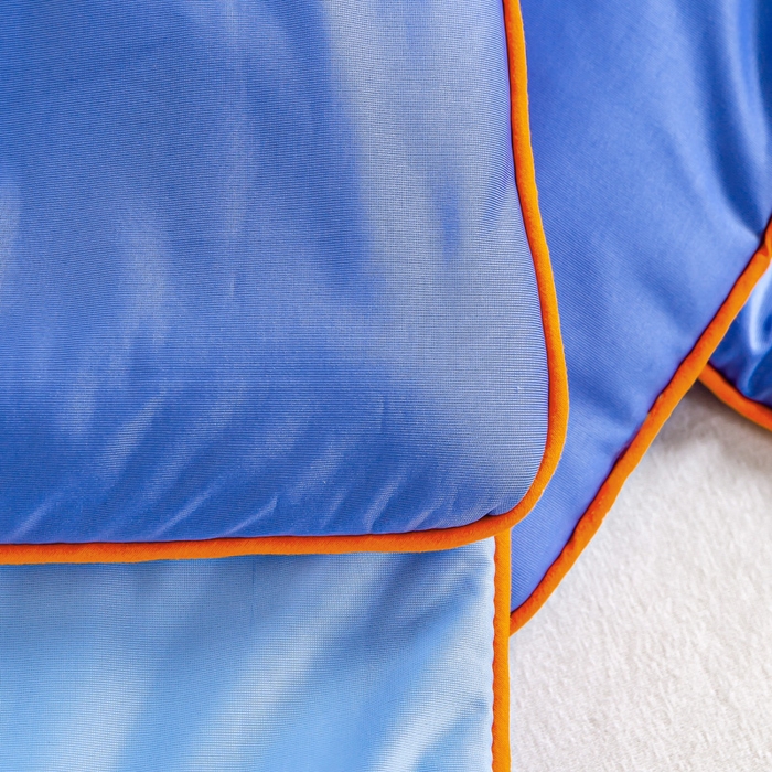 91家纺网 家纺一手货源 找家纺 咏绒家纺工厂店 2025新款（礼盒装）A类氨纶凉感丝西瓜大豆空调被夏被 天空蓝