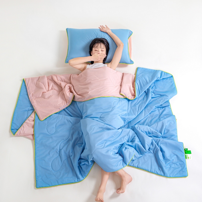 咏绒家纺工厂店 2025新款（礼盒装）A类氨纶凉感丝西瓜大豆空调被夏被 西瓜粉