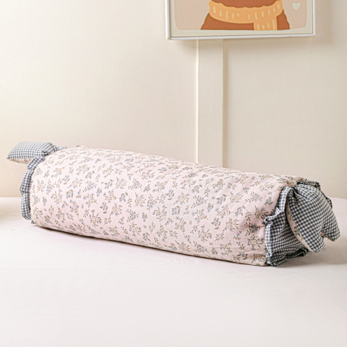 91家纺网 家纺一手货源 找家纺 卓昌枕芯 2025新款全棉双层纱荞麦枕枕头枕芯卡通儿童学生成人护颈枕-田园兔 田园兔-伊朵粉 图片款/只