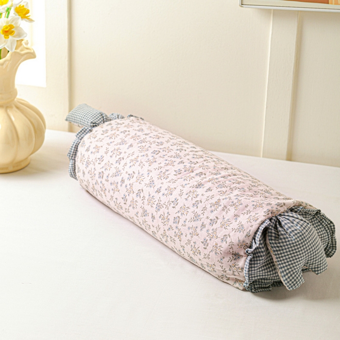 91家纺网 家纺一手货源 找家纺 卓昌枕芯 2025新款全棉双层纱荞麦枕枕头枕芯卡通儿童学生成人护颈枕-田园兔 田园兔-伊朵粉 图片款/对