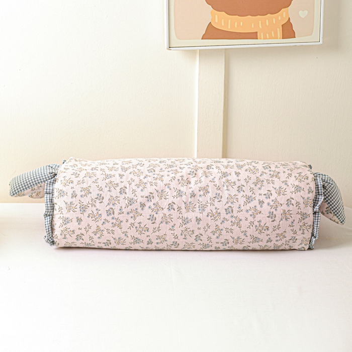 91家纺网 家纺一手货源 找家纺 卓昌枕芯 2025新款全棉双层纱荞麦枕枕头枕芯卡通儿童学生成人护颈枕-田园兔 田园兔-伊朵粉 图片款/对