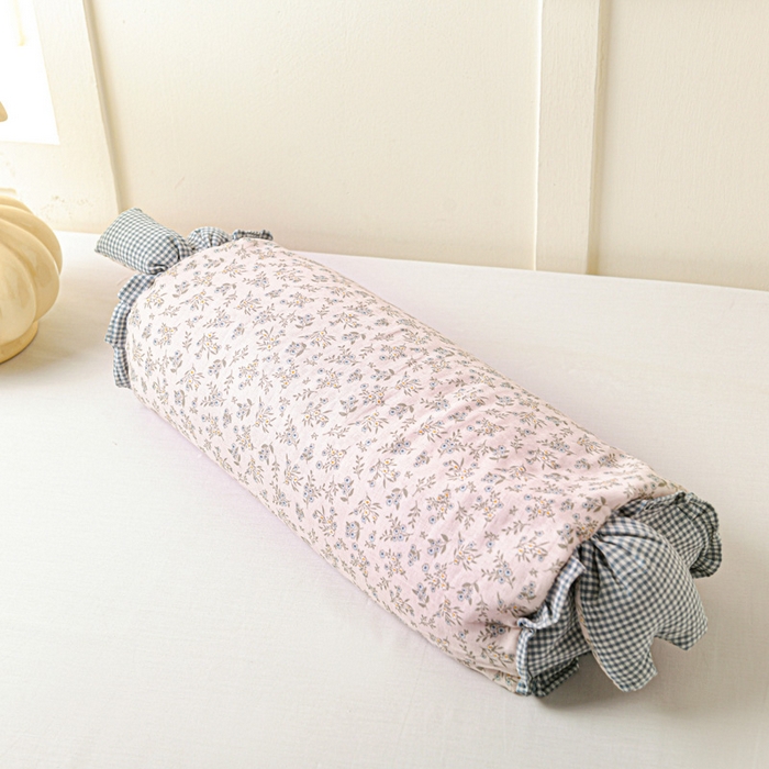 91家纺网 家纺一手货源 找家纺 卓昌枕芯 2025新款全棉双层纱荞麦枕枕头枕芯卡通儿童学生成人护颈枕-田园兔 田园兔-伊朵粉 图片款/对