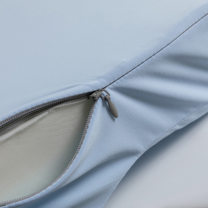 91家纺网 家纺一手货源 找家纺 枕芯真意  2025新款零压力慢回弹记忆枕枕头枕芯 天蓝色