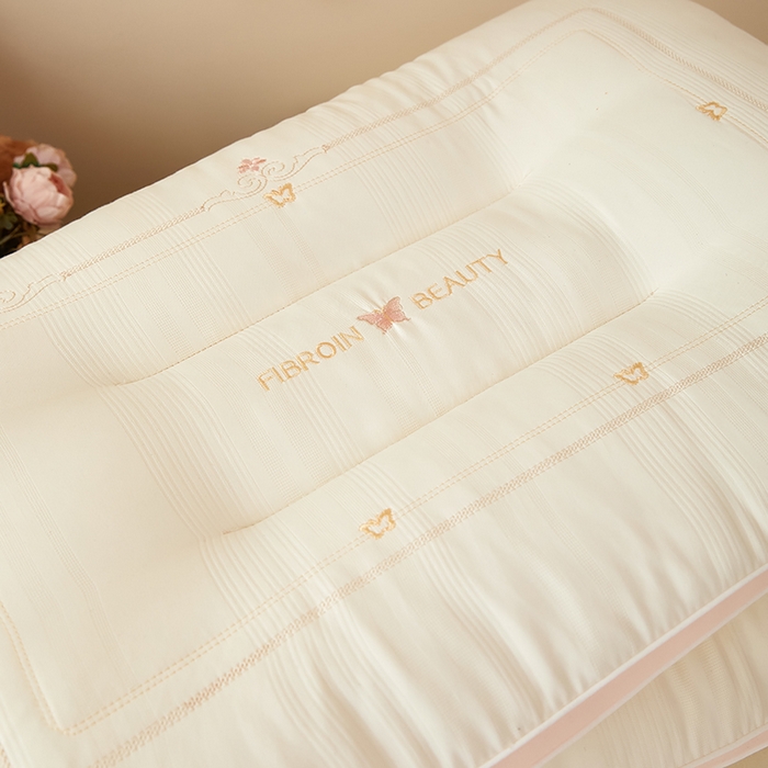 91家纺网 家纺一手货源 找家纺 晚儿 2025新款蝶梦云端枕枕头枕芯 蝶梦云端枕—白 48x74cm/对