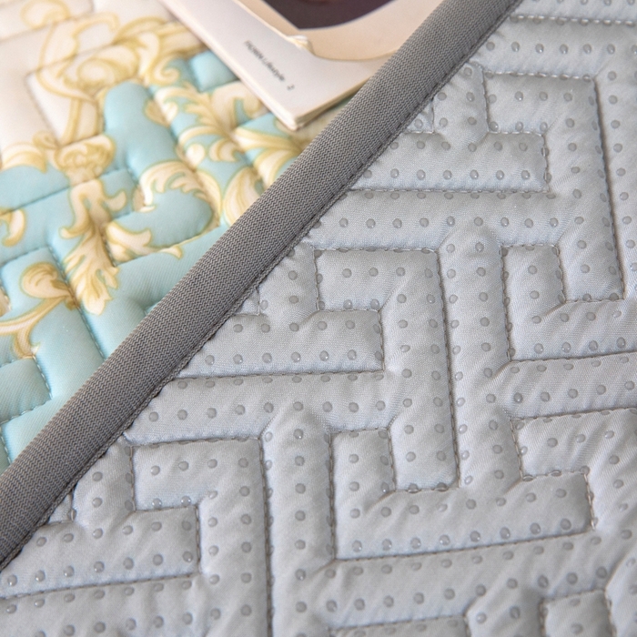 91家纺网 家纺一手货源 找家纺 美丽折家纺 2025夏季新品高端加厚8mm全冰丝生物基乳胶凉席三件套 水洗天然乳胶凉席 雅恩