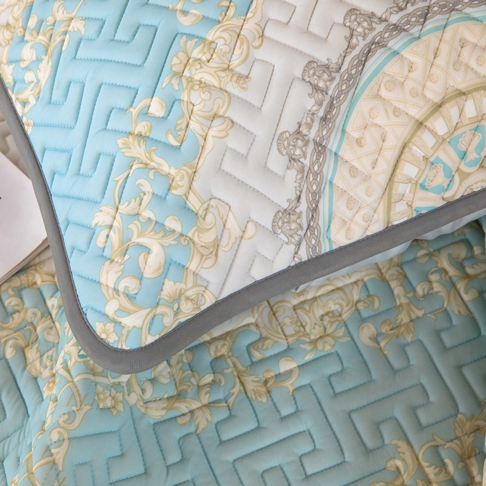 91家纺网 家纺一手货源 找家纺 美丽折家纺 2025夏季新品高端加厚8mm全冰丝生物基乳胶凉席三件套 水洗天然乳胶凉席 雅恩