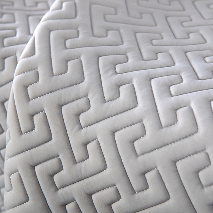 91家纺网 家纺一手货源 找家纺 美丽折家纺 2025夏季新品高端加厚8mm全冰丝生物基乳胶凉席三件套 水洗天然乳胶凉席 经典灰T