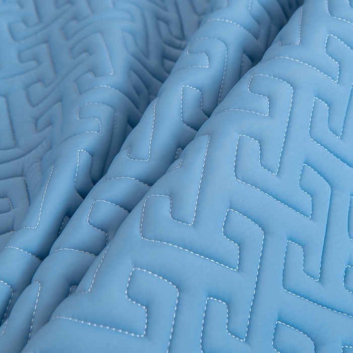 91家纺网 家纺一手货源 找家纺 美丽折家纺 2025夏季新品高端加厚8mm全冰丝生物基乳胶凉席三件套 水洗天然乳胶凉席 孔雀蓝T