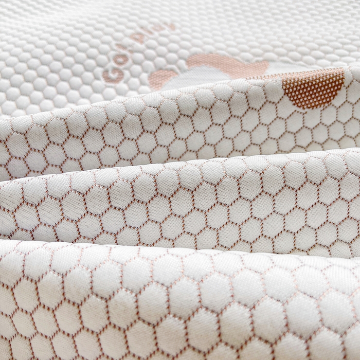 91家纺网 家纺一手货源 找家纺 梵朴 2025新款直播A类冰豆豆凉席席子三件套凉豆豆软凉席可机洗空调席子 小熊猫-咖