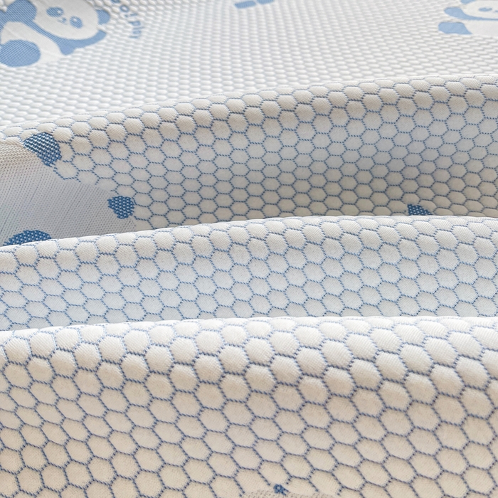 91家纺网 家纺一手货源 找家纺 梵朴 2025新款直播A类冰豆豆凉席席子三件套凉豆豆软凉席可机洗空调席子 小熊猫-蓝