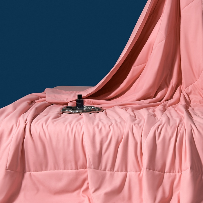 91家纺网 家纺一手货源 找家纺 招财狼家纺 2025新款亚朵同款7A活性印染抗菌夏凉被空调被夏被 凉感粉