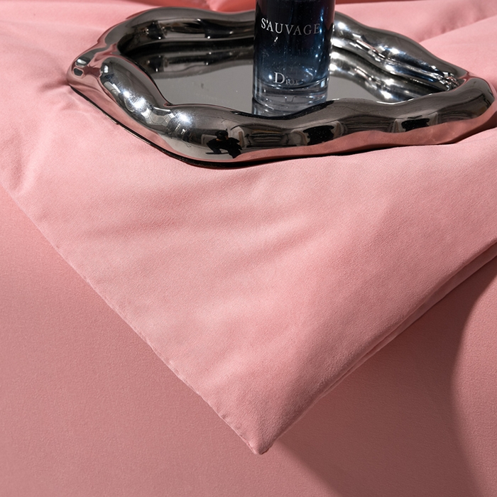 91家纺网 家纺一手货源 找家纺 招财狼家纺 2025新款亚朵同款7A活性印染抗菌夏凉被空调被夏被 凉感粉