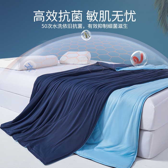 91家纺网 家纺一手货源 找家纺 （总）满圆红家纺 2025新款满圆红星球同款双面双感夏凉被