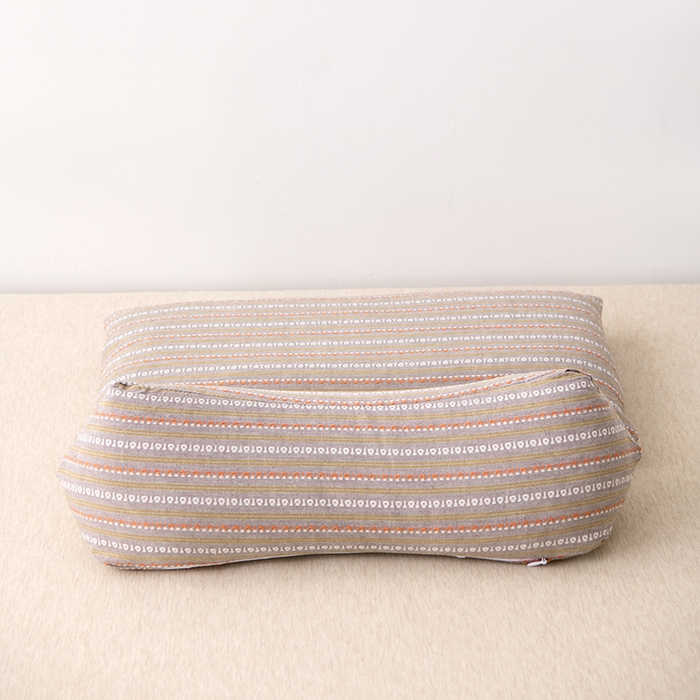 91家纺网 家纺一手货源 找家纺 大熊枕芯 2025新款全棉水洗棉荞麦三角组合枕 枕头枕芯 三角组合款-咖色 三角组合枕/对