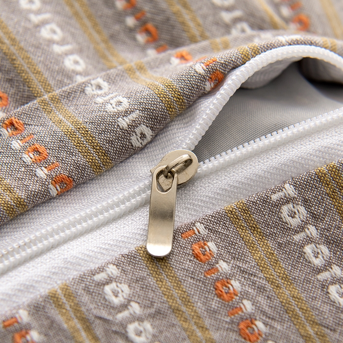 91家纺网 家纺一手货源 找家纺 大熊枕芯 2025新款全棉水洗棉荞麦三角组合枕 枕头枕芯 三角组合款-咖色 三角组合枕/对