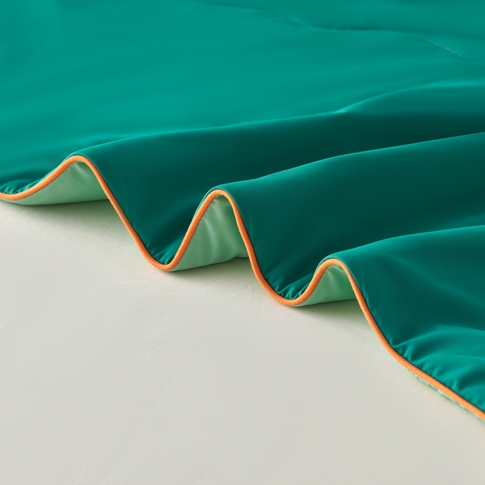 91家纺网 家纺一手货源 找家纺 朴罗 （ 原岚图） 2025新款纯色亲肤舒适锦氨凉感夏被夏凉被空调被 深睡绿