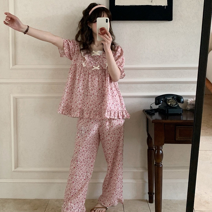 91家纺网 家纺一手货源 找家纺 （总）妍景家居生活馆 2025新款25605-碎花公主风套装