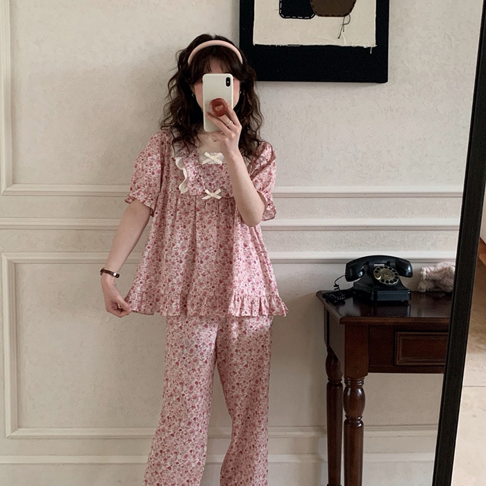 91家纺网 家纺一手货源 找家纺 （总）妍景家居生活馆 2025新款25605-碎花公主风套装