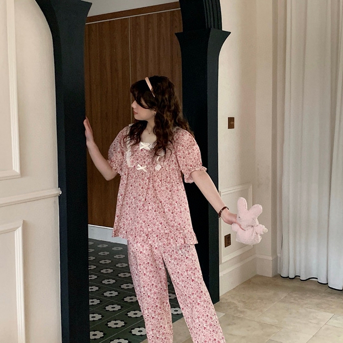 91家纺网 家纺一手货源 找家纺 （总）妍景家居生活馆 2025新款25605-碎花公主风套装