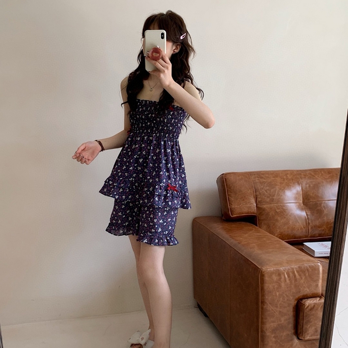 91家纺网 家纺一手货源 找家纺 （总）妍景家居生活馆 2025新款25657-无袖满印碎花套装