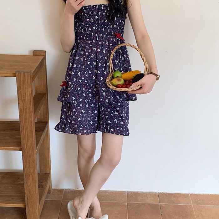 91家纺网 家纺一手货源 找家纺 （总）妍景家居生活馆 2025新款25657-无袖满印碎花套装