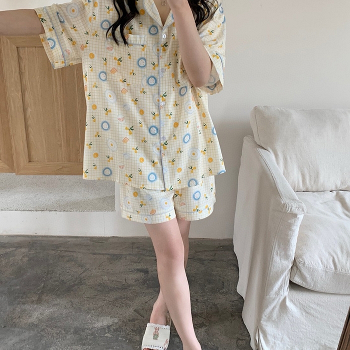 91家纺网 家纺一手货源 找家纺 （总）妍景家居生活馆 2025新款25658-早餐蛋印花套装