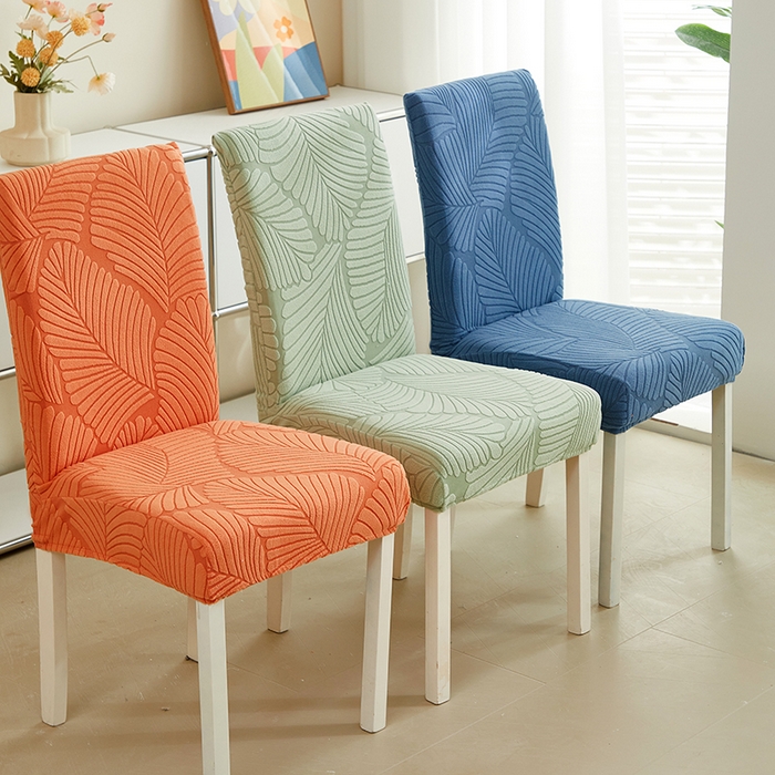 91家纺网 家纺一手货源 找家纺 丝绮鹿 2025新款雕花绒大叶子椅子套松紧款 组合图仅供参考