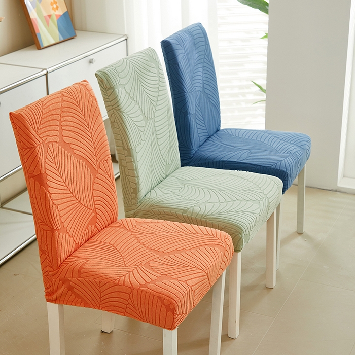 91家纺网 家纺一手货源 找家纺 丝绮鹿 2025新款雕花绒大叶子椅子套松紧款 组合图仅供参考