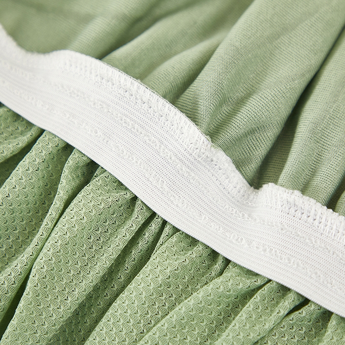 91家纺网 家纺一手货源 找家纺 （总）丝绮鹿 2025新款雕花绒大叶子沙发床裙边款