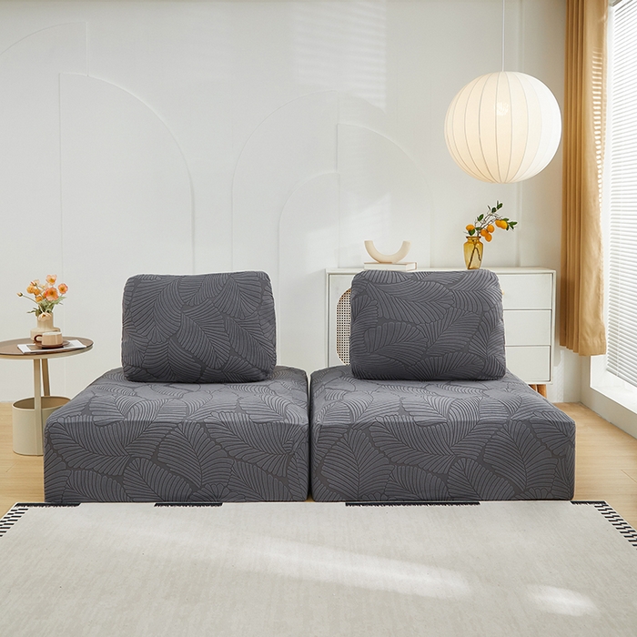 91家纺网 家纺一手货源 找家纺 （总）丝绮鹿 2025新款雕花绒大叶子方块沙发套