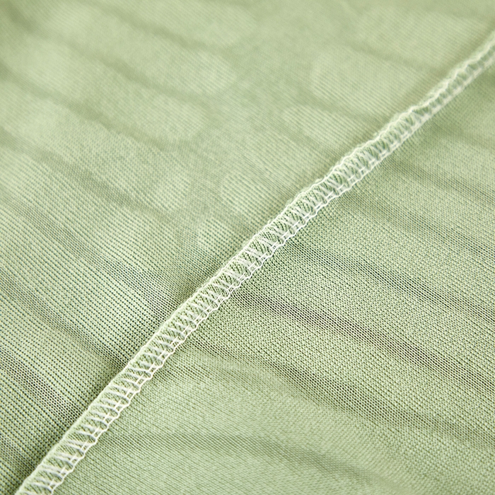 91家纺网 家纺一手货源 找家纺 丝绮鹿 2025新款雕花绒大叶子办公椅子套拉链款 薄荷绿