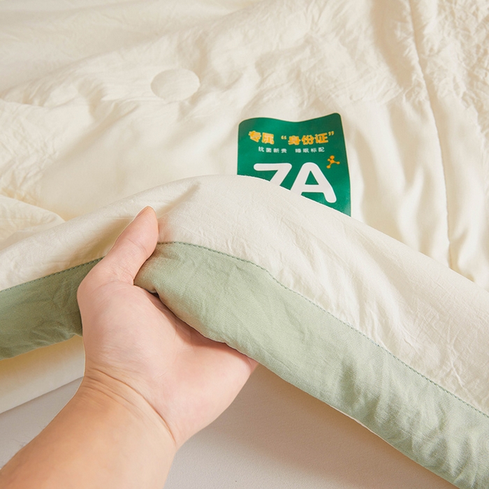 91家纺网 家纺一手货源 找家纺 （总）咏绒家纺工厂店 2025新款7A抗菌原棉大豆夏被夏凉被空调被