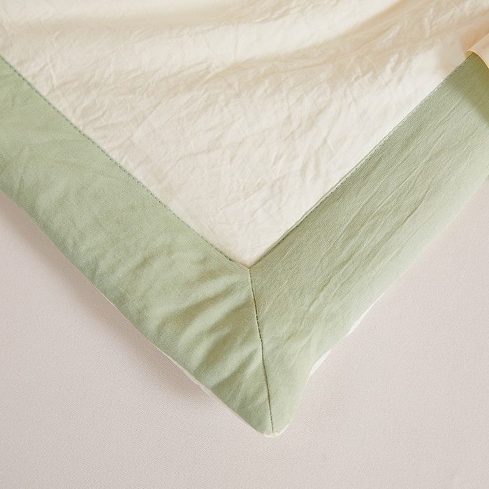 91家纺网 家纺一手货源 找家纺 咏绒家纺工厂店 2025新款7A抗菌原棉大豆夏被夏凉被空调被 奶油白