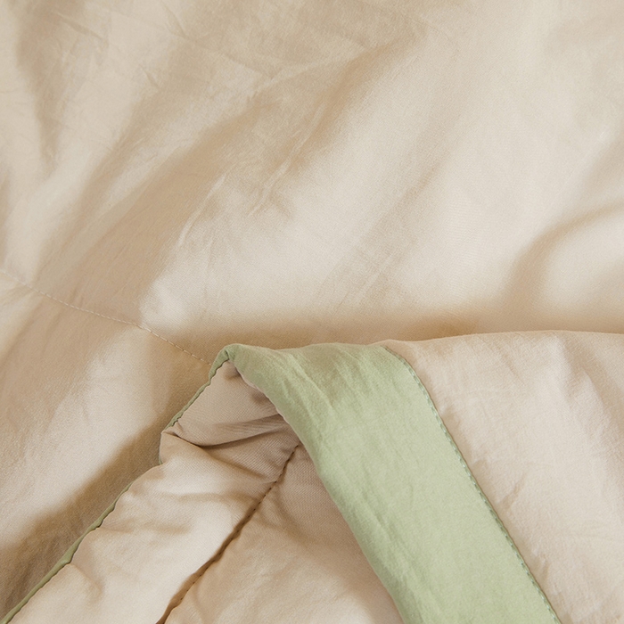 91家纺网 家纺一手货源 找家纺 咏绒家纺工厂店 2025新款7A抗菌原棉大豆夏被夏凉被空调被 高级咖