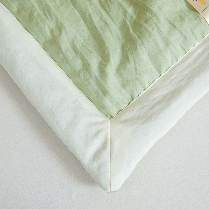 91家纺网 家纺一手货源 找家纺 咏绒家纺工厂店 2025新款7A抗菌原棉大豆夏被夏凉被空调被 抹茶绿