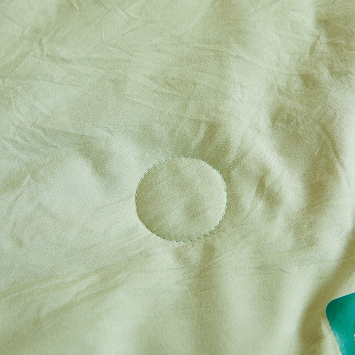 91家纺网 家纺一手货源 找家纺 咏绒家纺工厂店 2025新款7A抗菌原棉大豆夏被夏凉被空调被 抹茶绿