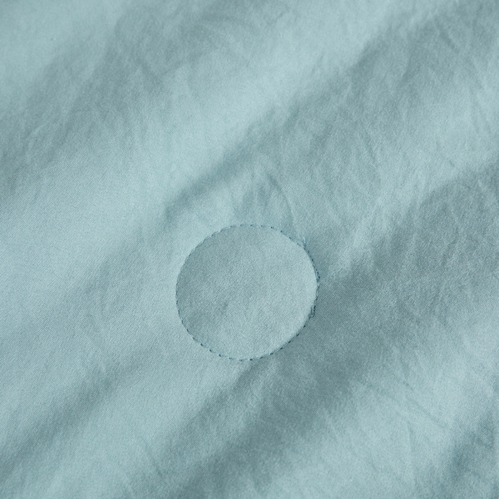 91家纺网 家纺一手货源 找家纺 咏绒家纺工厂店 2025新款7A抗菌原棉大豆夏被夏凉被空调被 雾霾蓝