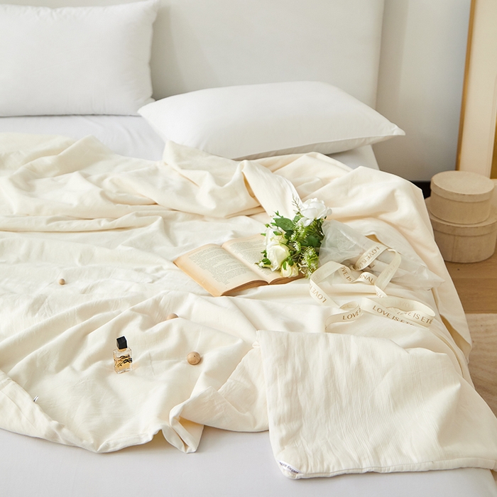 91家纺网 家纺一手货源 找家纺 （总）咏绒家纺工厂店 2025厂家直销网销爆款永不断货2025款A类全棉大豆夏被30%大豆空调被