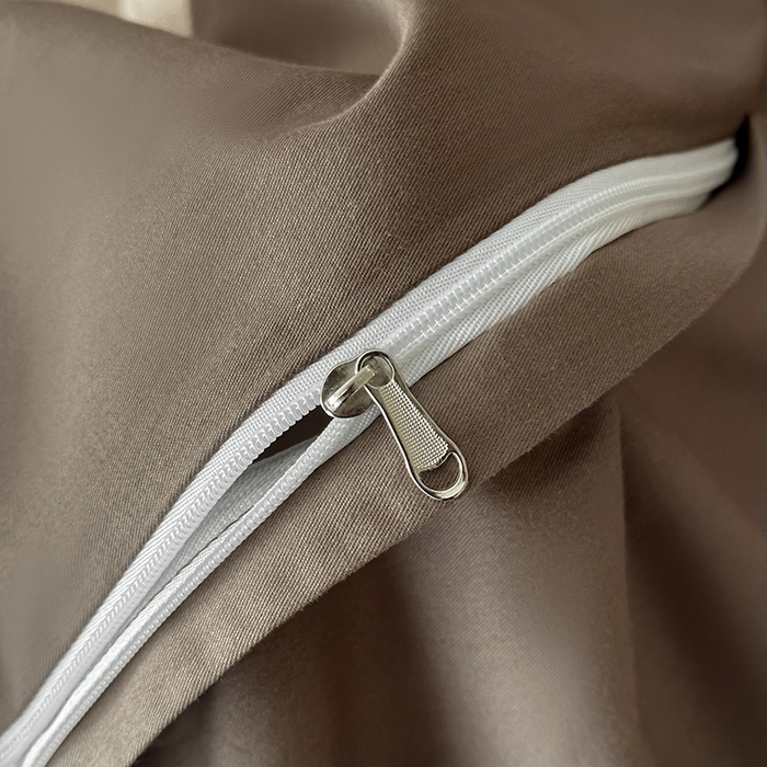 91家纺网 家纺一手货源 找家纺 咏绒家纺工厂店 2025新款色织提花双层纱全棉四件套-如梦-浮岚 浮岚-燕麦